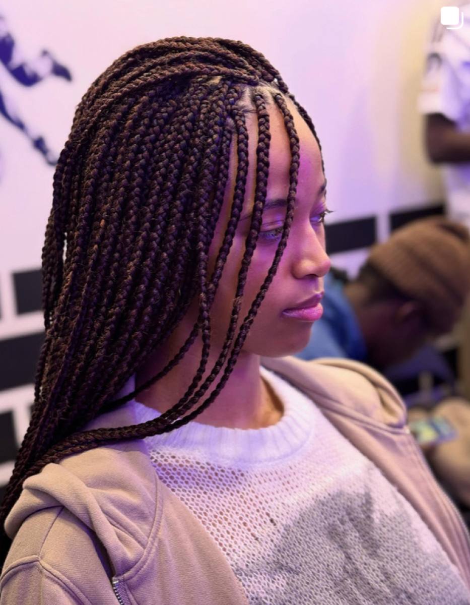 Trenzas sueltas braids Madrid